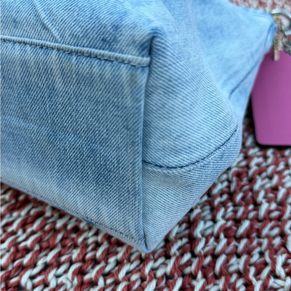 Coach Laurel Shoulder Bag In Loved Denim With Charms. NWT. - Picture 7 of 11